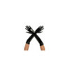 Gants en vinyle noir 